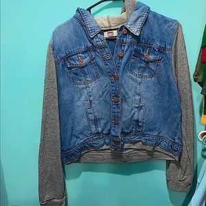 Hooded Denim Jacket